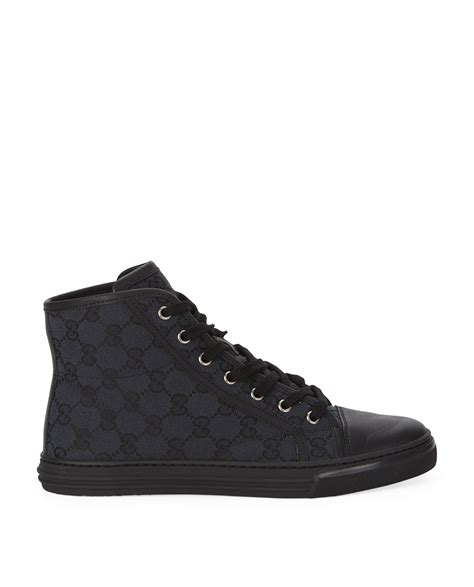 gucci ultra space shoes|Gucci monogram high top sneakers.